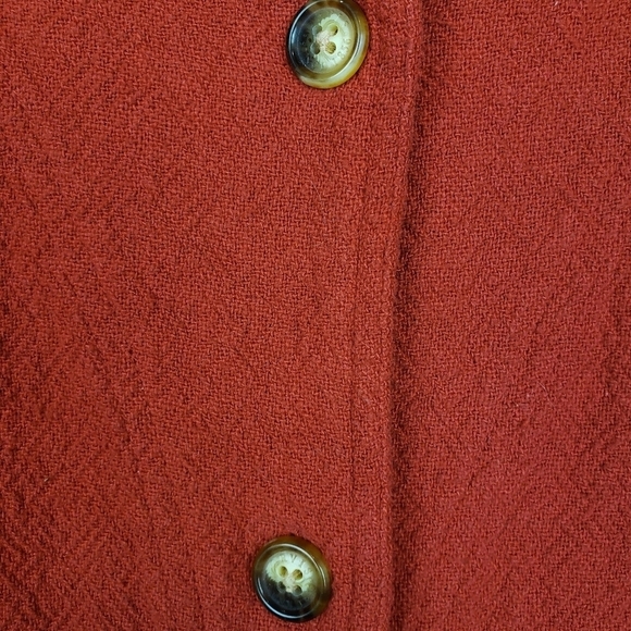 Orvis Boxy Button Front Lagenlook Shacket Top M - Picture 3 of 9